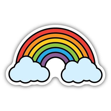 Printable Rainbow Stickers